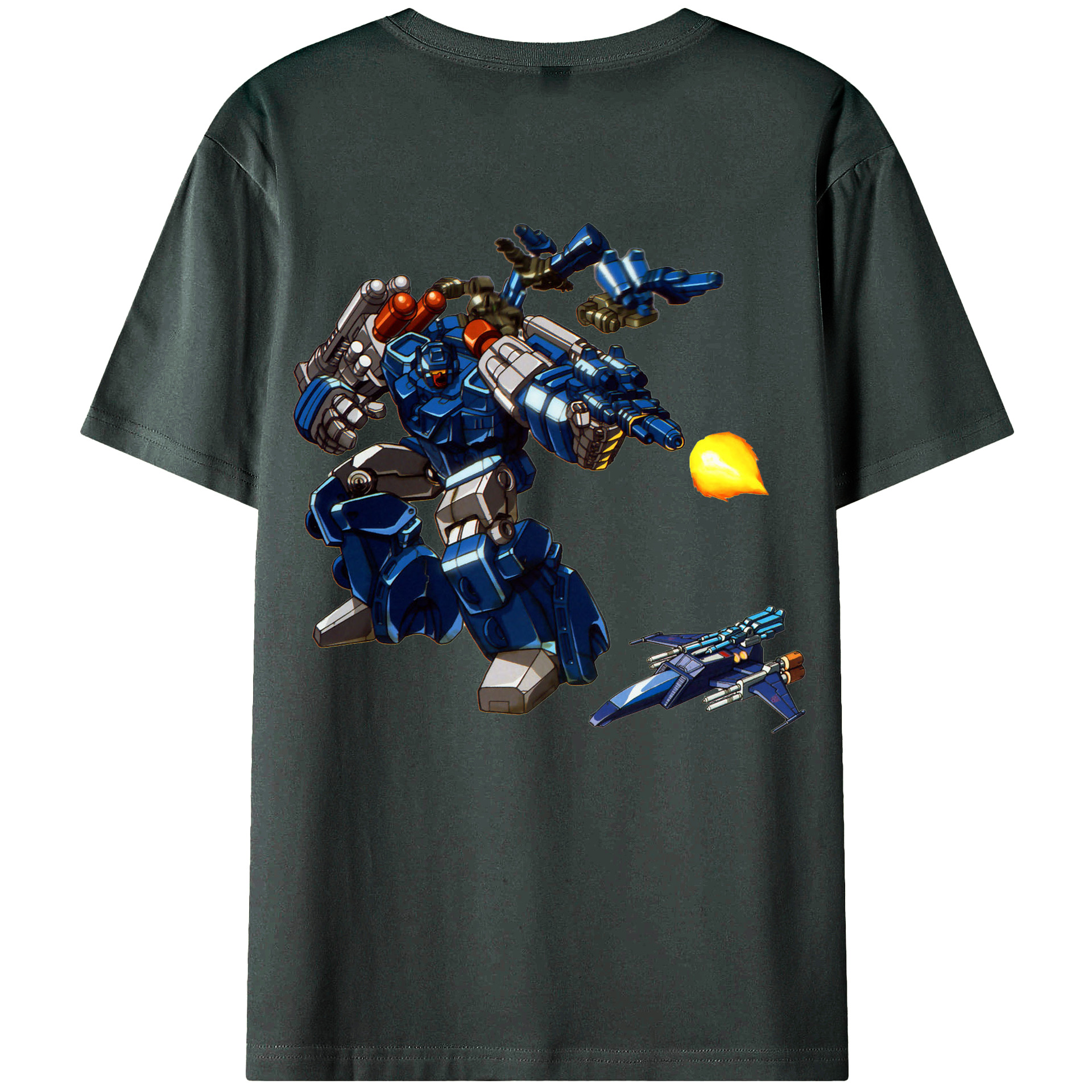 （画像用）  綿100％ メンズ半袖Tシャツ（バックプリント） 通気性